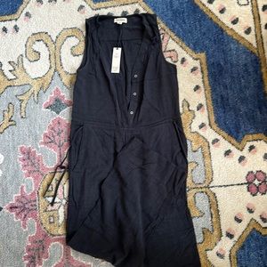 Rag Poets sold on Z Supply, Madrid Raven Jumpsuit, charcoal gray, size xs, NWT